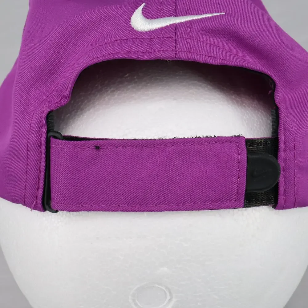 Nike Hat Womens Cap Strap Back Purple Featherlight Dri Fit Run Hike Golf Jog - Picture 15 of 15